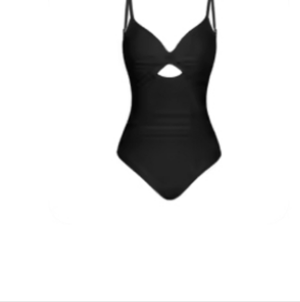 Black Cutout Swimsuit